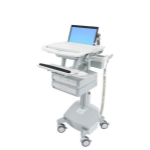 Ergotron StyleView Aluminium, Grey, White Laptop Multimedia cart