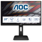 AOC P1 X24P1 computer monitor 61 cm (24") 1920 x 1200 pixels WUXGA LED Black