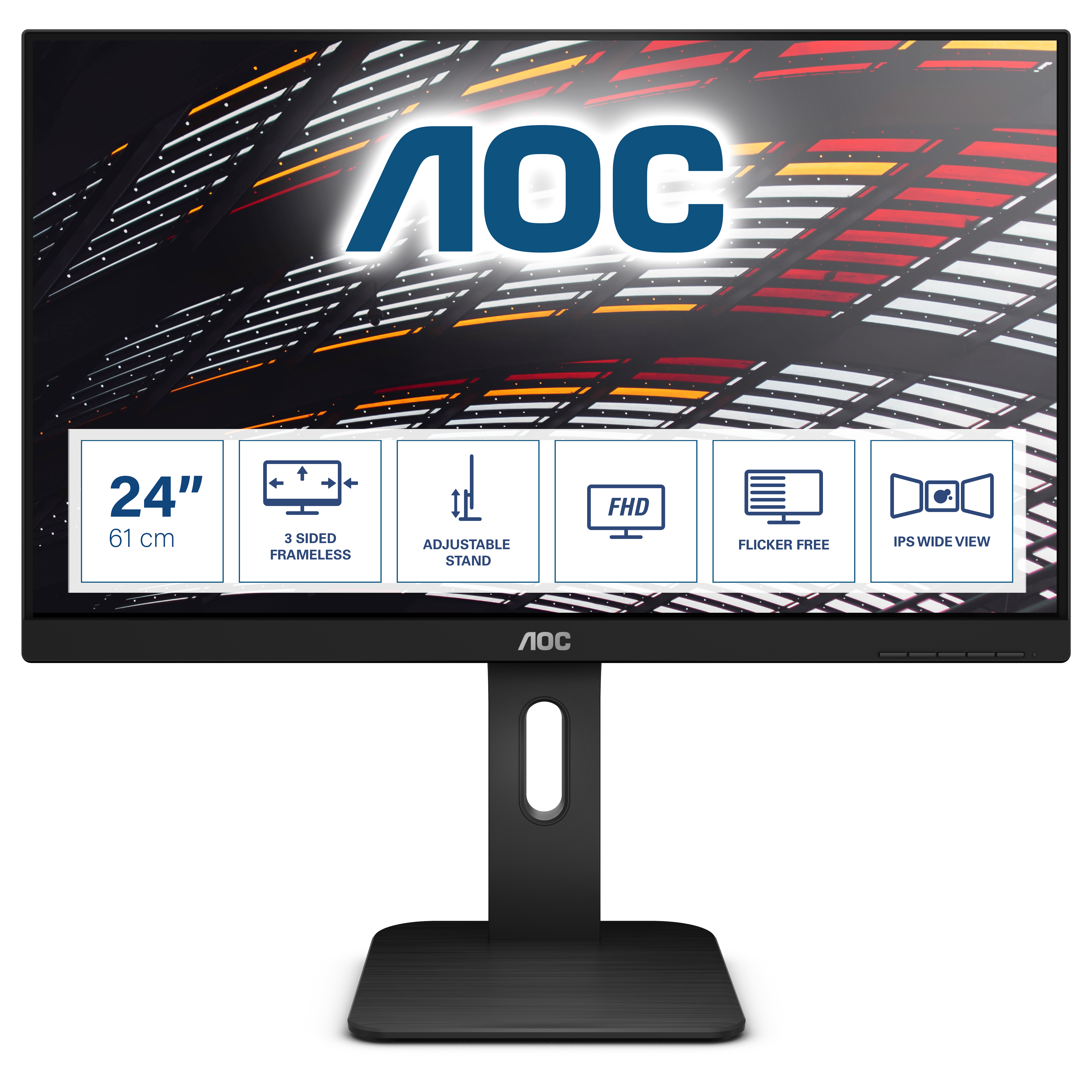 Image of AOC P1 X24P1 computer monitor 61 cm (24") 1920 x 1200 pixels WUXGA...