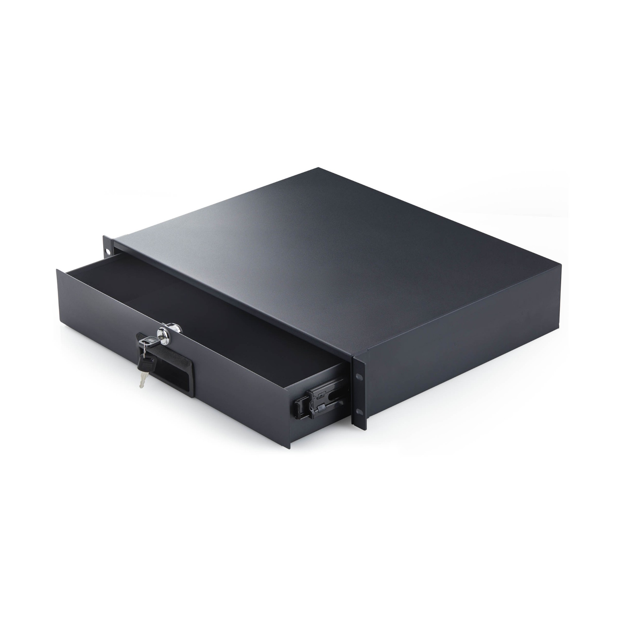 StarTech.com 2U Steel Lockable 19in Rackmount Drawer for AV. Network.