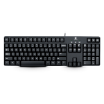 Logitech K100 keyboard PS/2 Russian Black