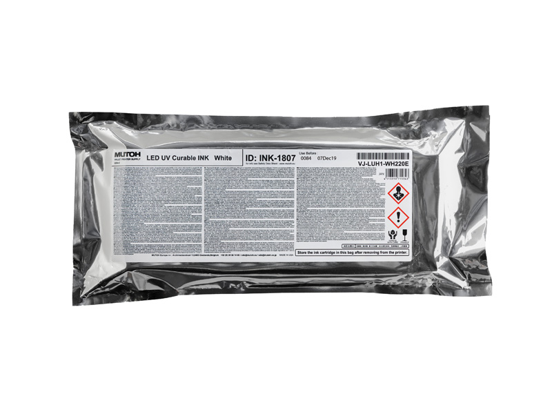 Mutoh 220 ml UH21 LED UV Ink Cassette White