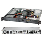 Supermicro SuperServer 5018A-MLTN4 Rack (1U) Zwart, Zilver