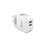 Celly TC2USBTURBO mobile device charger Indoor White