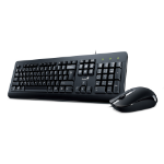 Genius Computer Technology KM-160 keyboard Mouse included Universal USB Black