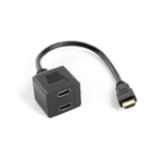 Lanberg AD-0019-BK video splitter HDMI 2x HDMI