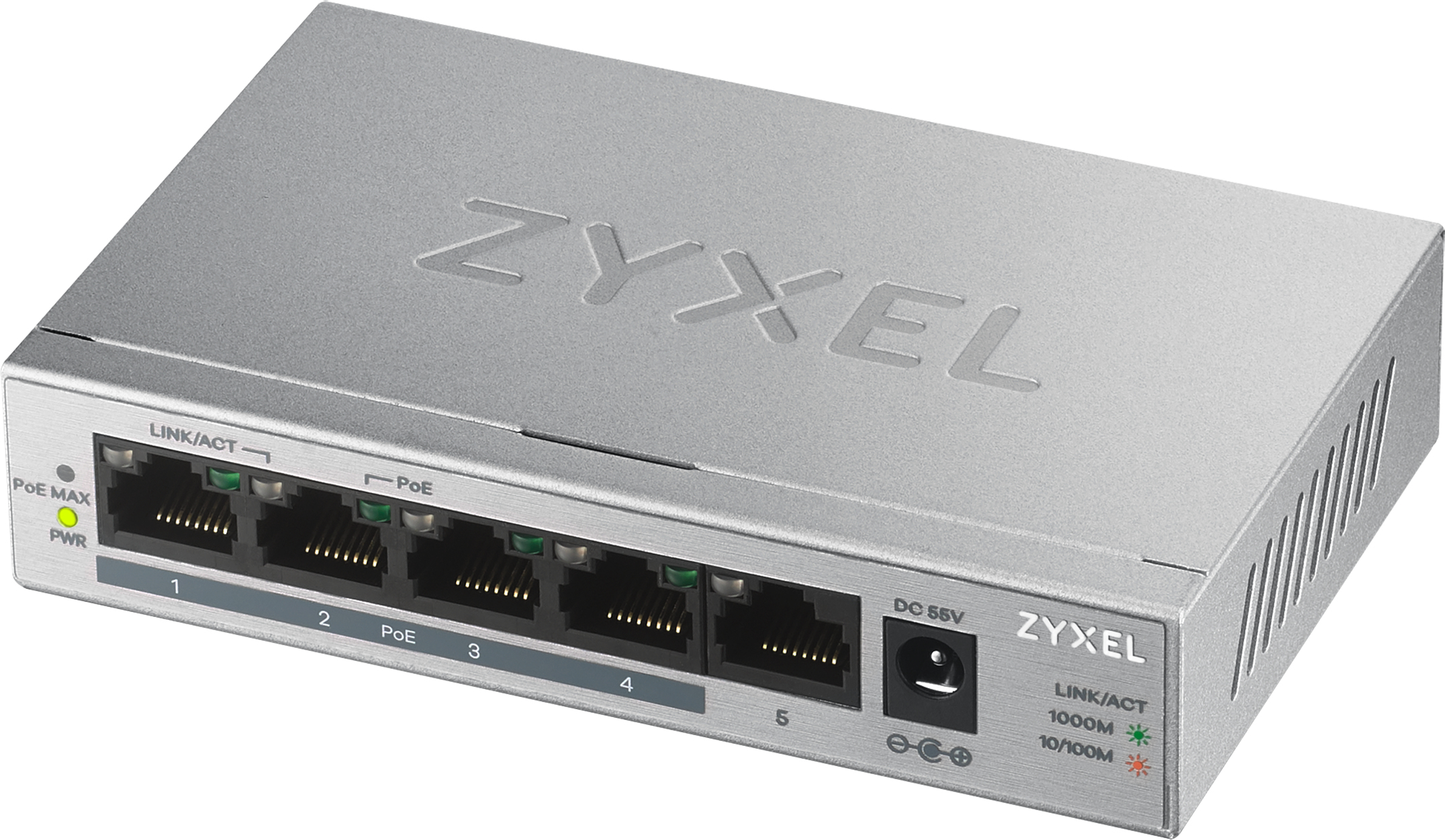 Image of Zyxel GS1005HP Unmanaged Gigabit Ethernet (10/100/1000) Power over...
