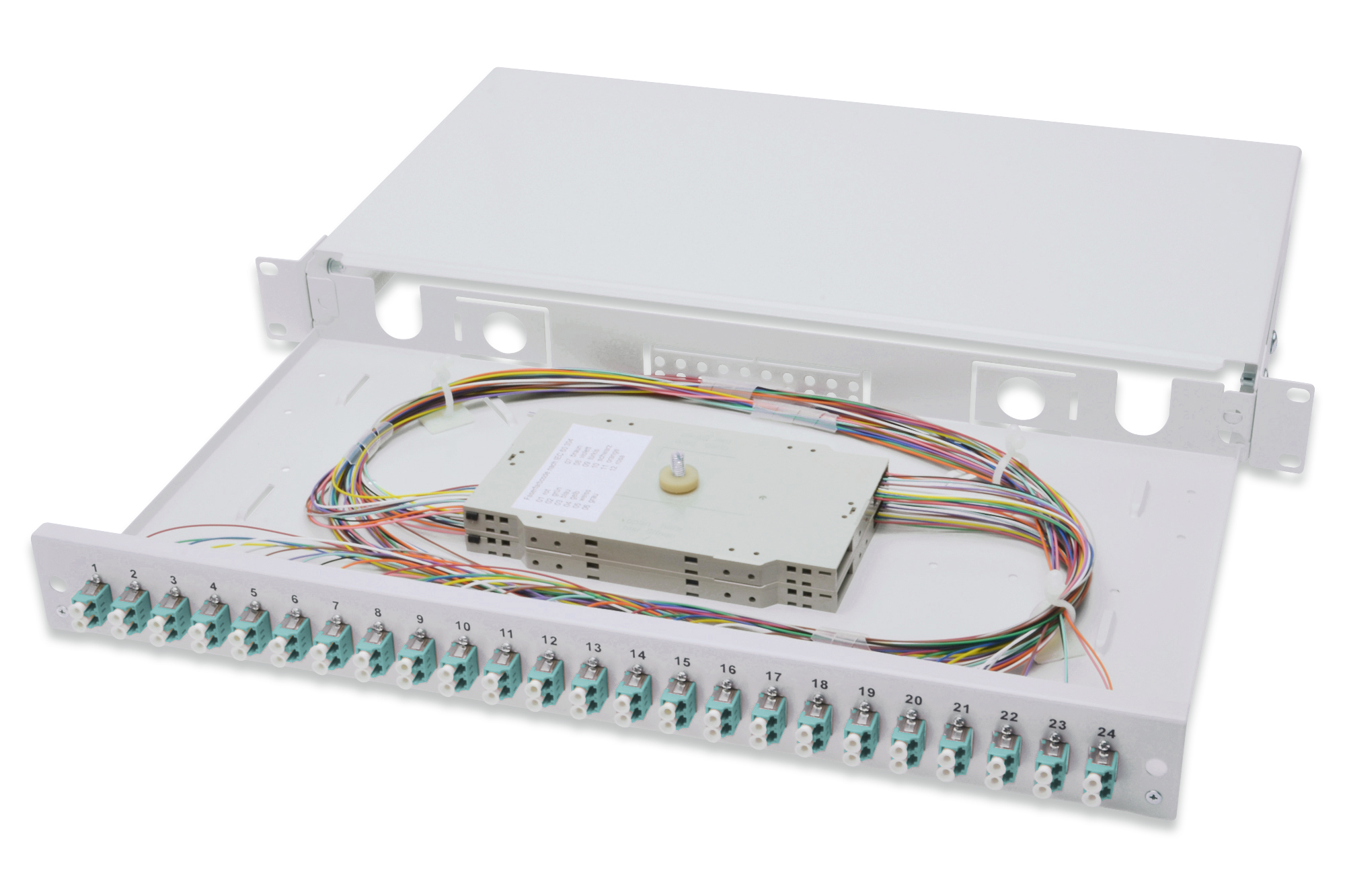 Image of Digitus Fiber Optic Splice Box, Equipped, LC, OM3
