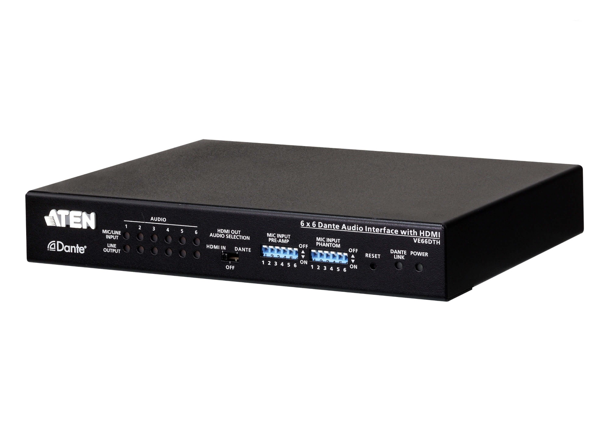 ATEN VE66DTH-AT-E audio converter Black