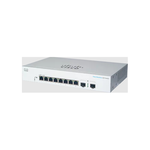Image of Cisco CBS220-8T-E-2G Managed L2 Gigabit Ethernet (10/100/1000) 1U...