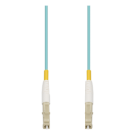 AddOn Networks ADD-LC-LC-0-5MS5OM4LZ InfiniBand/fibre optic cable 0.5 m MMF Aqua colour, Beige