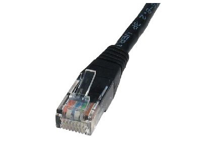 Image of Cables Direct Cat5e Patch networking cable Black 25 m