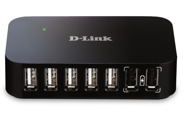 Image of D-Link DUB-H7 USB 2.0 Type-B 480 Mbit/s Black