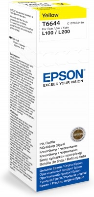 Image of Epson C13T66444A/T6644 Ink bottle yellow, 6.5K pages 70ml for...