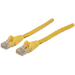 Intellinet Network Patch Cable, Cat6, 2m, Yellow, CCA, U/UTP, PVC, RJ45, Gold Plated Contacts, Snagless, Booted, Lifetime Warranty