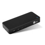 Siig JU-DK0P11-S1 laptop dock/port replicator Wired USB 3.2 Gen 2 (3.1 Gen 2) Type-C Black