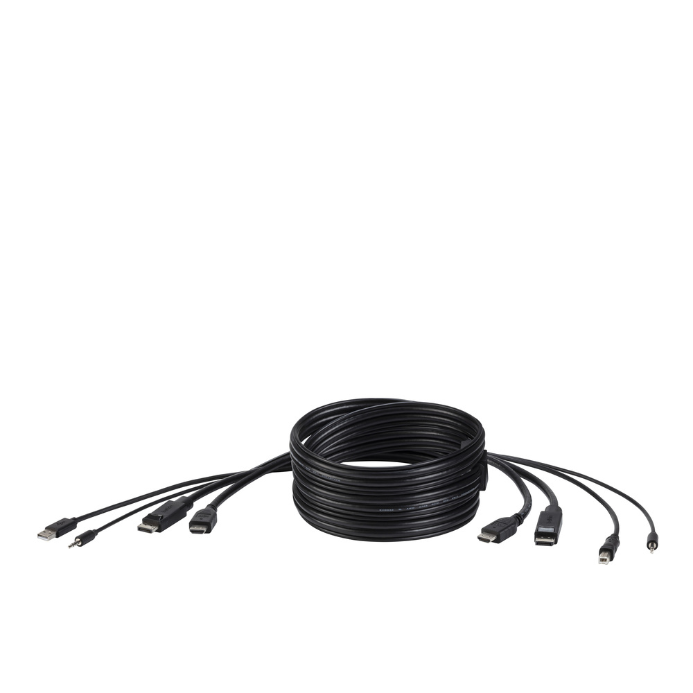 Image of Belkin F1DN2CC-HHPP6t KVM cable Black 1.8 m