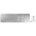 CHERRY DW 9100 SLIM keyboard RF Wireless + Bluetooth QWERTY UK English Silver