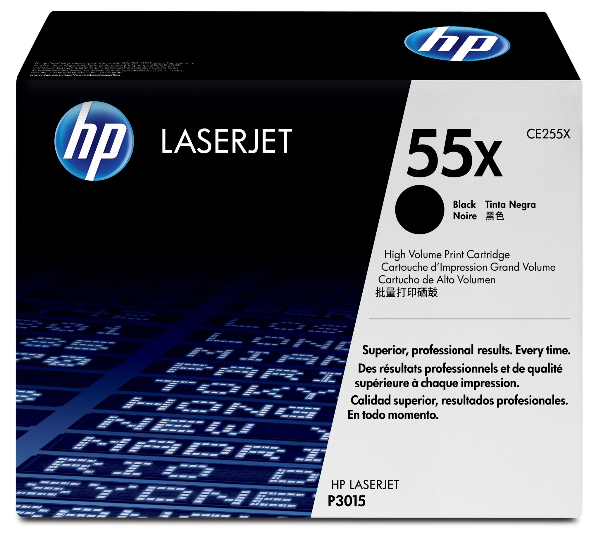 HP CE255X/55X Toner cartridge black high-capacity, 12.5K pages ISO/IEC 19752 for HP LaserJet P 3015