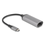DeLOCK 81570 cable gender changer USB Type-C RJ-45 Anthracite