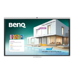 BenQ CM7505 interactive whiteboard 190.5 cm (75") 3840 x 2160 pixels Touchscreen White USB / Bluetooth