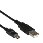 ROLINE USB 2.0 Cable, A - 5-Pin Mini, M/M 3.0 m