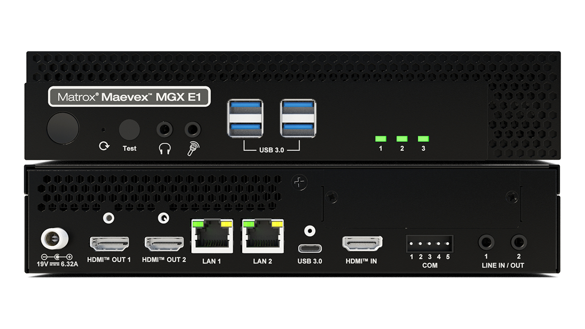 Matrox MVX-MGXE1Y-UA video servers/encoder 3840 x 2160 pixels 60 fps