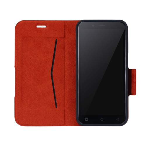 Emporia LTB-NAP-E5m-B mobile phone case 12.6 cm (4.95") Flip case Black, Red