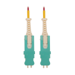 Tripp Lite N823S-03M-MG 400G Multimode 50/125 OM4 Fiber Optic Cable (Duplex SN-PC M/M), LSZH, Magenta, 3 m (9.8 ft.)