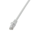 LogiLink CP2012S networking cable White 0.25 m Cat6 F/UTP (FTP) Round