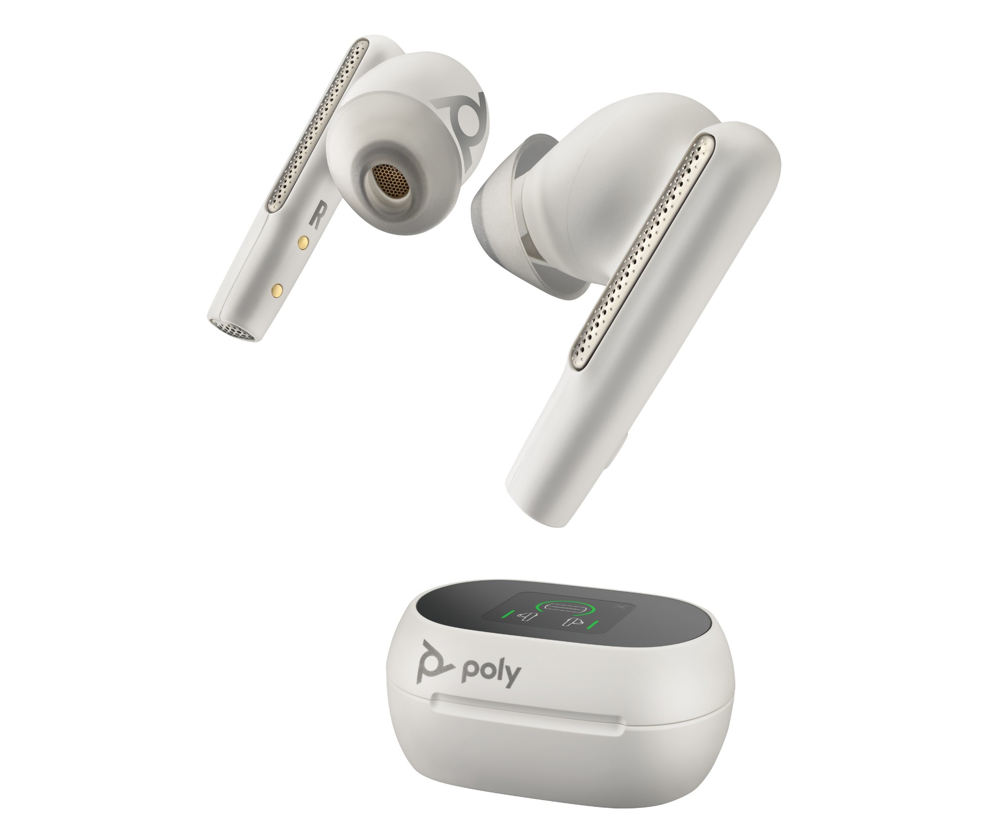 POLY Voyager Free 60+ Headset Trådlös I öra Kontor/callcenter Bluetooth Vit