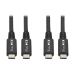 Tripp Lite U520-31N USB cable USB4 Gen 3x2 31.5" (0.8 m) USB C 40 Gbit/s 100 W Black