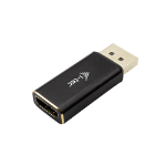i-tec DP2HDMI4K60HZ cable converter (male/female) DisplayPort HDMI Black