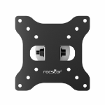 Rocstor Y10N025-S1 monitor mount / stand 34" Black, Silver Wall