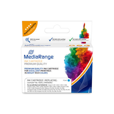 Image of MediaRange MRLX100CXL ink cartridge 1 pc(s) Compatible Cyan