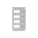 LogiLink Fiber optic front plate 12 LC-D / 12 SC-S for splice distributor