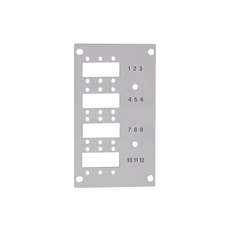 LogiLink Fiber optic front plate 12 LC-D / 12 SC-S for splice distributor