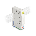 DeLOCK Optical Fiber Connection Box for DIN rail with splice holder and 2 x SC Simplex coupler