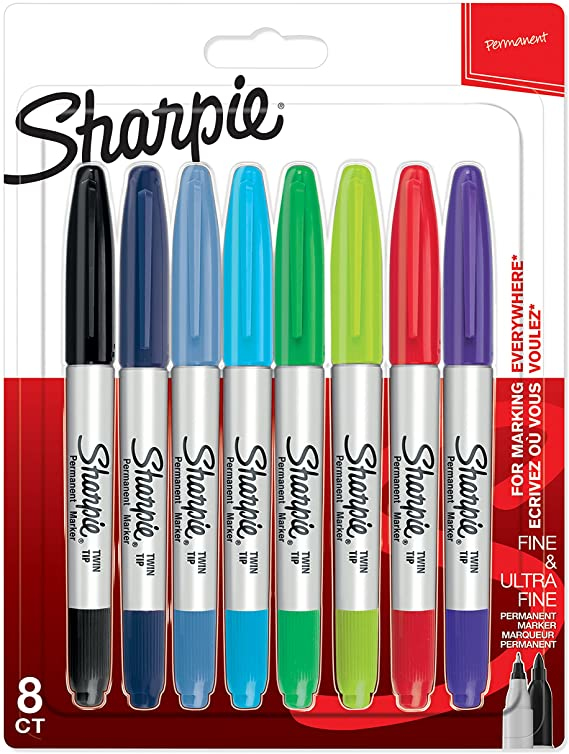 Photos - Felt Tip Pen Sharpie 2065409 permanent marker Multicolour 8 pc(s) 