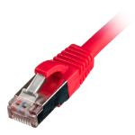 Cablenet CNL 100PK 0.3M C6a Rd SFTP Ls 26AWG SB networking cable Red Cat6a S/FTP (S-STP)