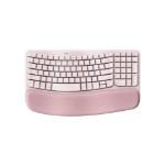 Logitech Wave Keys keyboard Universal RF Wireless + Bluetooth QWERTY English Rose