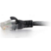 C2G 0.3m Cat6 Booted Unshielded (UTP) Network Patch Cable - Black