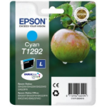 Epson C13T12924010/T1292 Ink cartridge cyan, 460 pages ISO/IEC 24711 7ml for Epson Stylus BX 320/SX 235 W/SX 420/SX 525/WF 3500