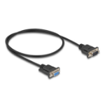 DeLOCK 87819 seriële kabel Zwart 0,5 m RS-232