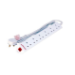 Microconnect MC-UKSURGESTRIP6-2M power extension 6 AC outlet(s) Indoor White