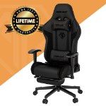 Anda Seat Jungle 2 PC gaming chair Upholstered padded seat Black, Yellow AD5T-03-B-PVF