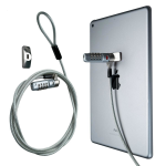 CTA Digital Cyberpuerta cable lock Black, Silver 70.9" (1.8 m)