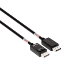 CLUB3D DisplayPort™ 2.1 Bi-Directional VESA DP80 Certified Cable 4K240Hz, 8K60Hz or 10K60Hz M/M 1.6m/5.25ft