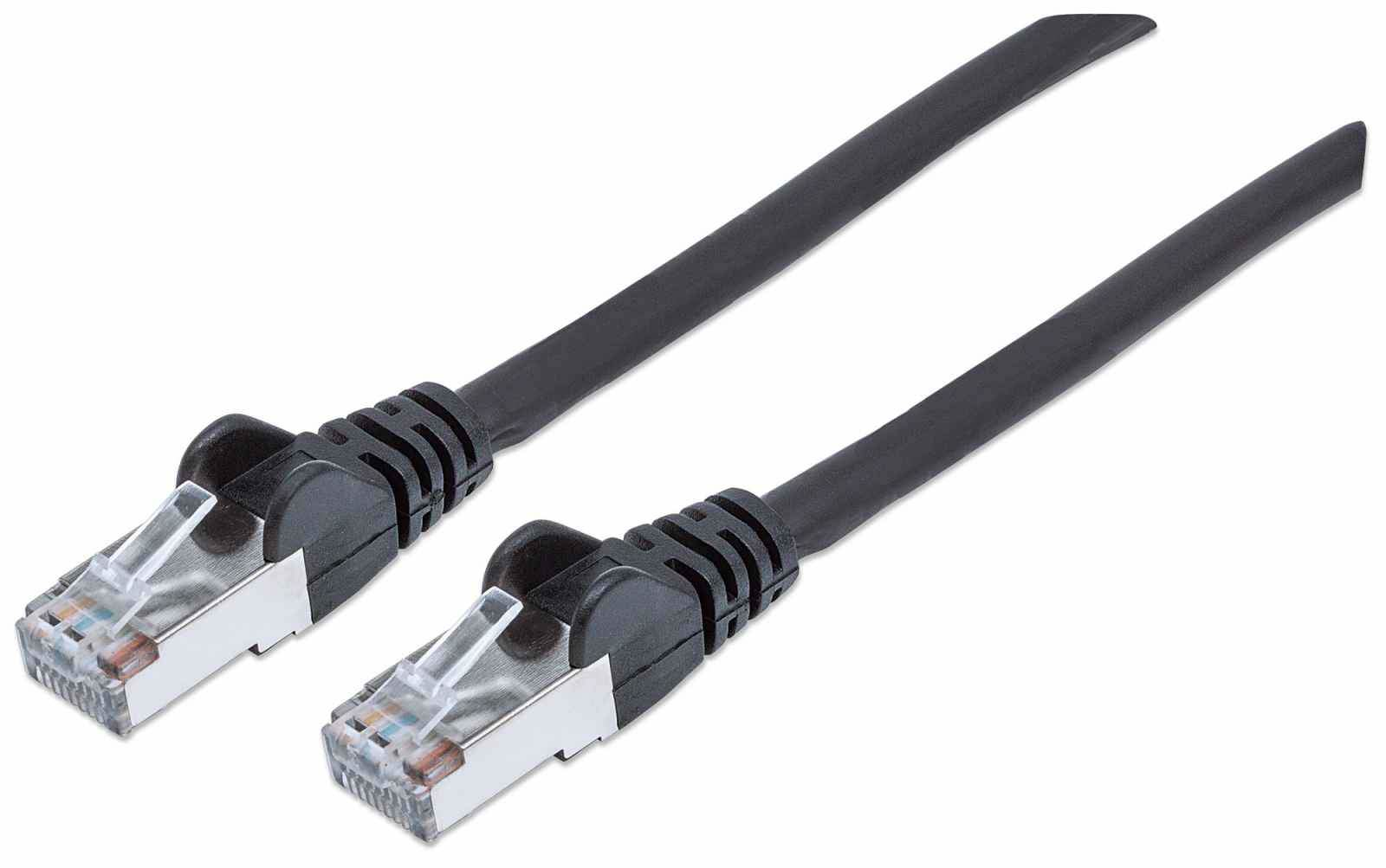 Image of Intellinet Network Patch Cable, Cat7 Cable/Cat6A Plugs, 5m, Black,...