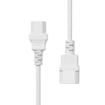 ProXtend C13 to C14 Power Extension Cable, White 1m